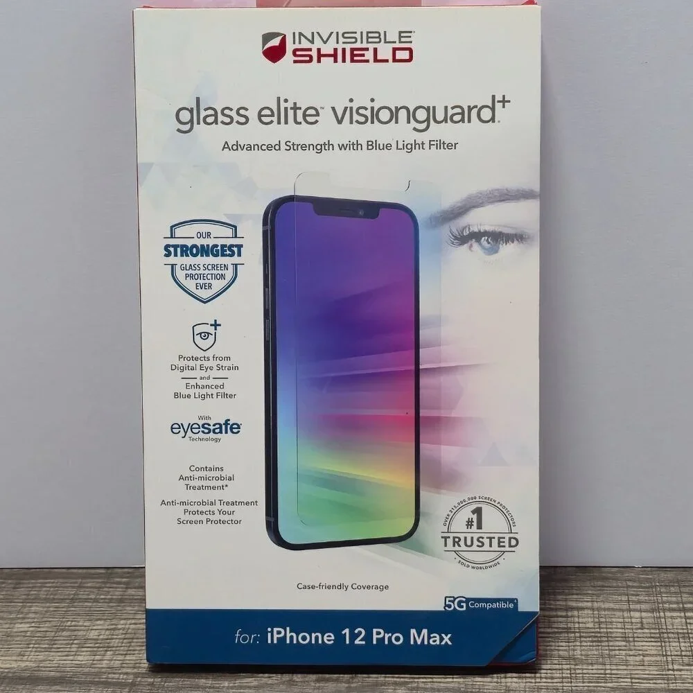 Zagg Invisible Shield GlassFusion Screen Protector iPhone 12 Pro Max